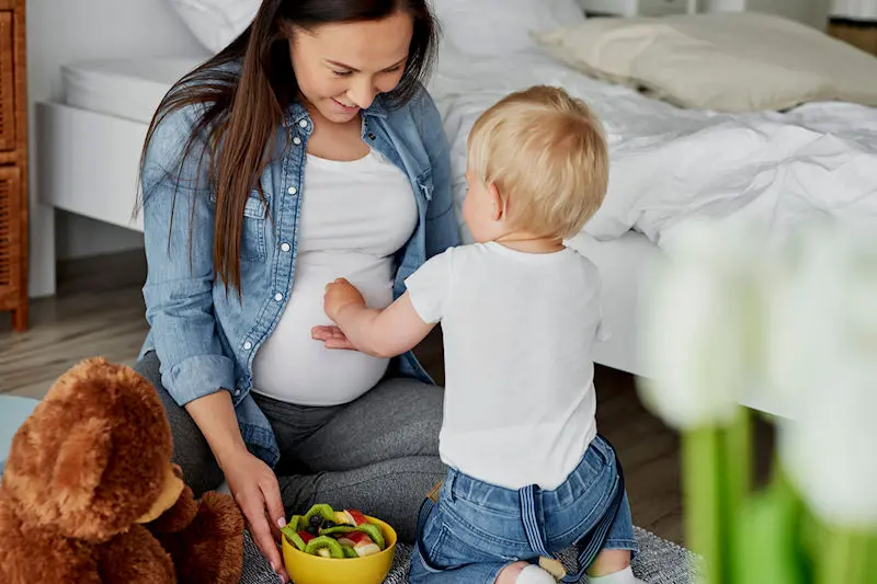 Picture of Ann and child