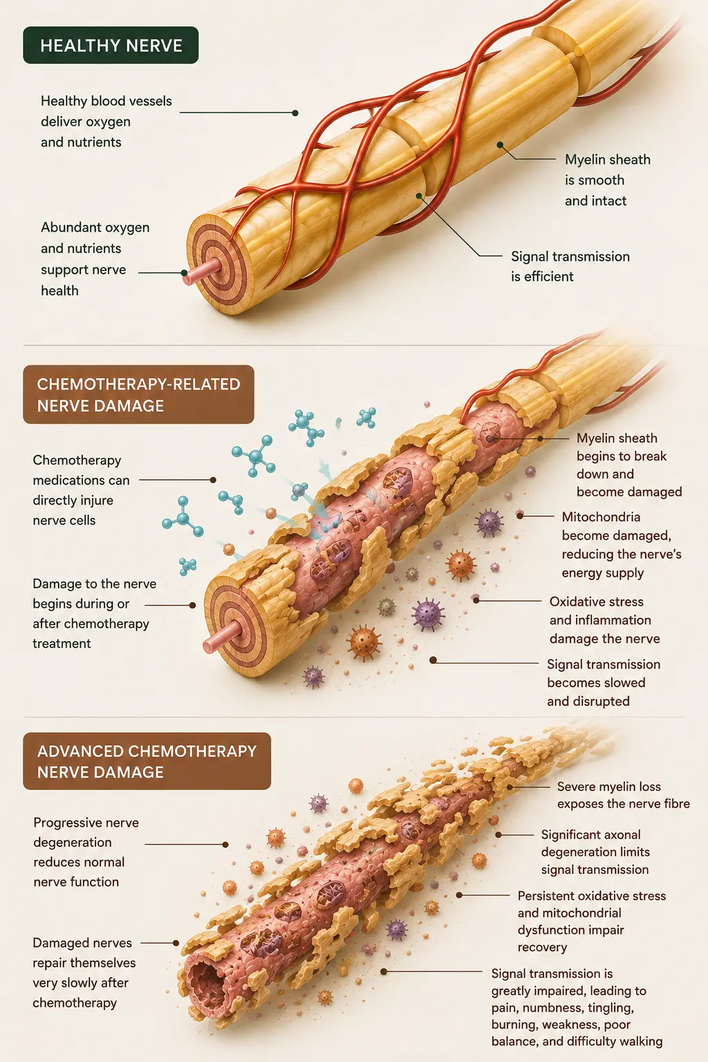 Chemotherapy induced neuropathy infographic