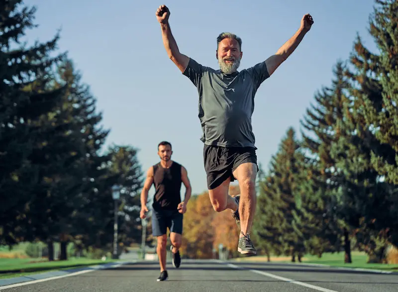 Man jumping
