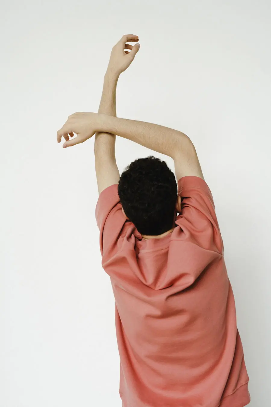 Man stretching